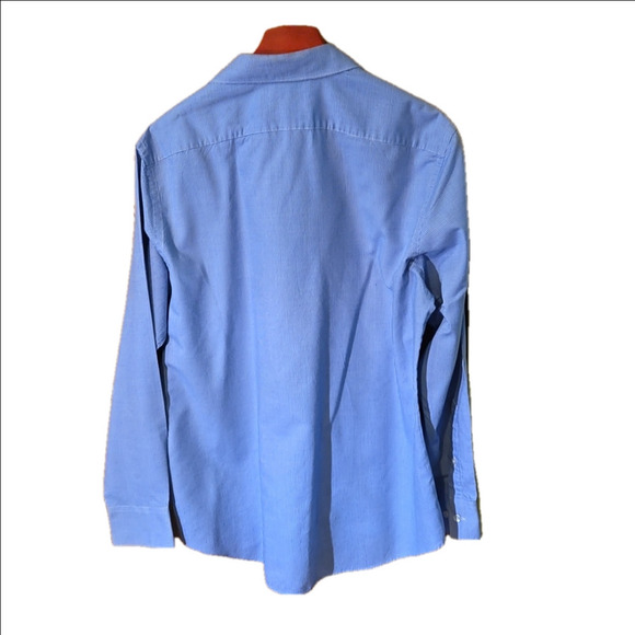 Geoffrey Beene Men Long Sleeve Button Up Shirt Checked Pattern Size 17 (34/35) - Picture 4 of 13